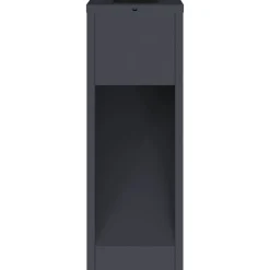 vidaXL Iluminación-Luz de Sendero LED Solar 2 pcs Acero laminado en frío