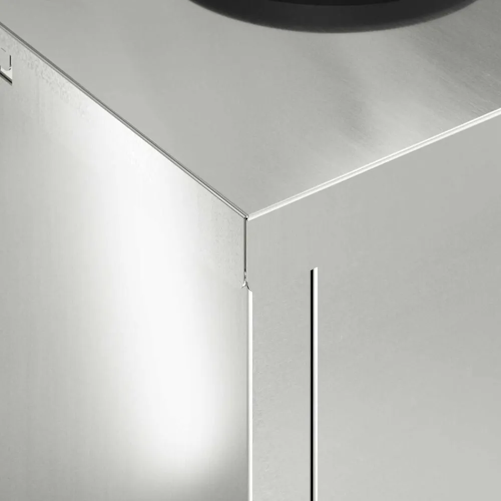 vidaXL Iluminación-Luz de Sendero LED Solar 2 pcs Plateado Galvanizado