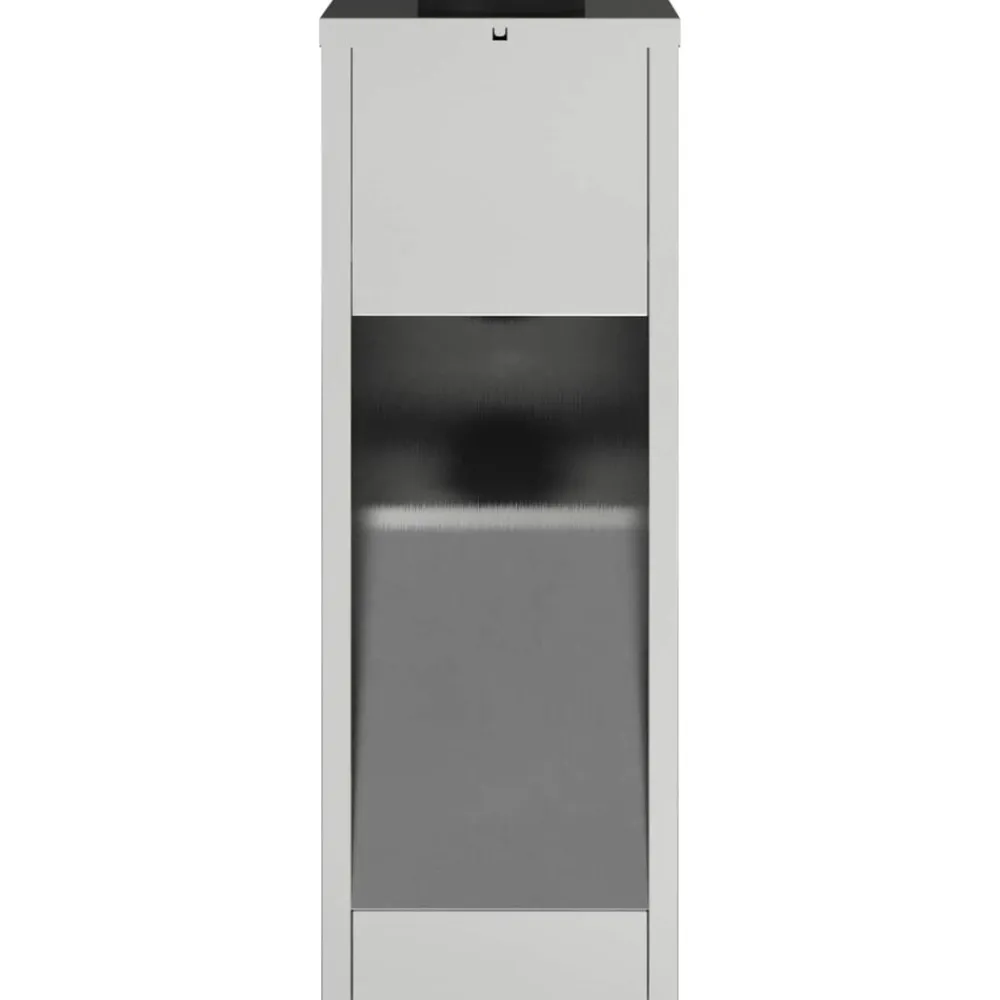 vidaXL Iluminación-Luz de Sendero LED Solar 2 pcs Plateado Galvanizado
