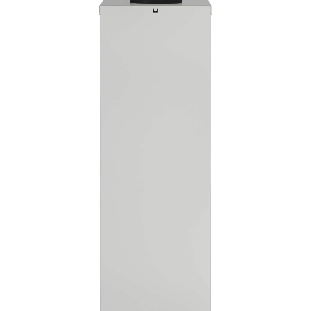 vidaXL Iluminación-Luz de Sendero LED Solar 2 pcs Plateado Galvanizado