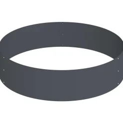 vidaXL Maceta para Jardín Antracita 90 x 90 x 20 cm Acero/&aacute;ntracita Outlet
