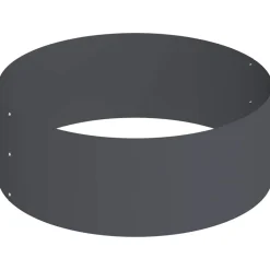vidaXL Maceta para Jardín Antracita 90 x 90 x 20 cm Acero/&aacute;ntracita Outlet