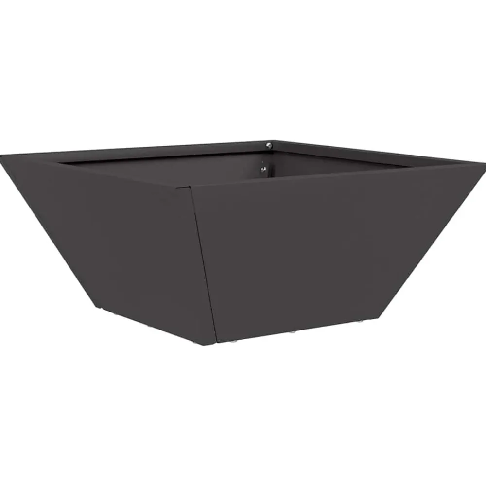 vidaXL Jardín-Maceta para Jardín 35 x 35 x 15 cm Acero laminado en frío