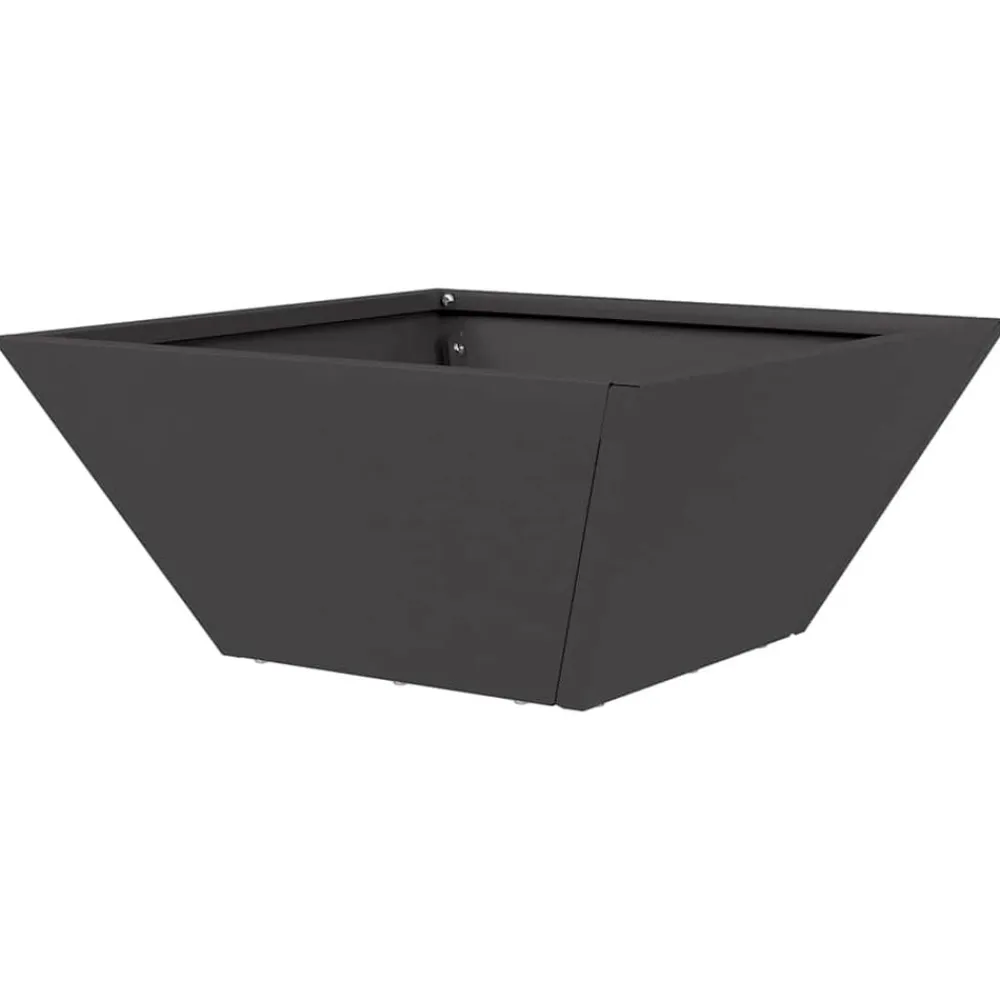vidaXL Jardín-Maceta para Jardín 35 x 35 x 15 cm Acero laminado en frío