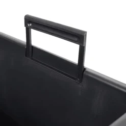vidaXL Macetero con interior extraíble PP ratán 21/32 L Blanco Outlet