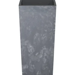 vidaXL Macetero interior extraíble PP aspecto hormigón 21/49 L Gris