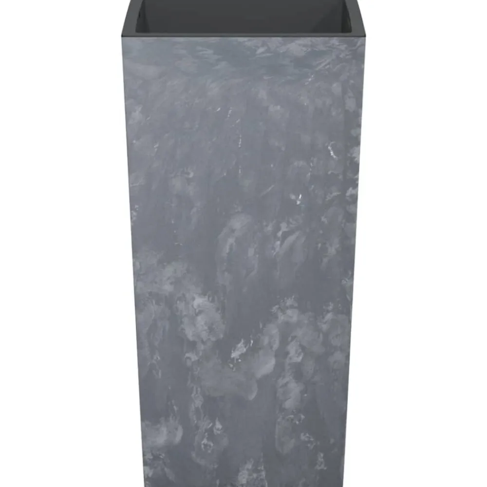 vidaXL Macetero interior extraíble PP aspecto hormigón 21/49 L Gris