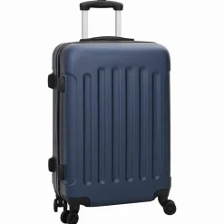 vidaXL Maleta 3 pcs 50 x 31 x 78 cm Plástico ABS Azul oscuro Best