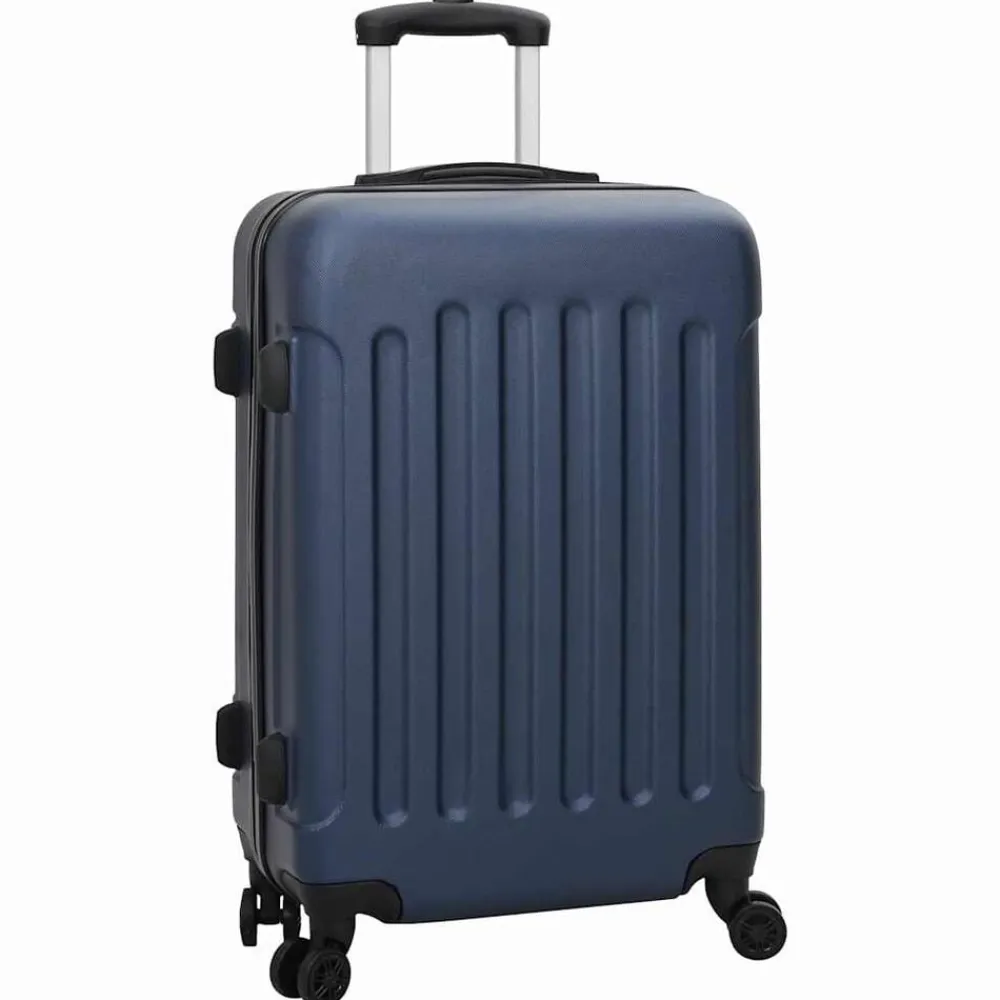 vidaXL Maleta 3 pcs 50 x 31 x 78 cm Plástico ABS Azul oscuro Best