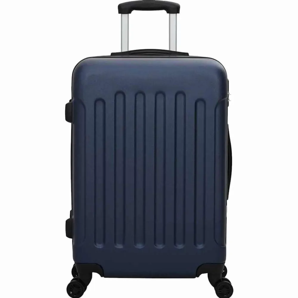 vidaXL Maleta 3 pcs 50 x 31 x 78 cm Plástico ABS Azul oscuro Best