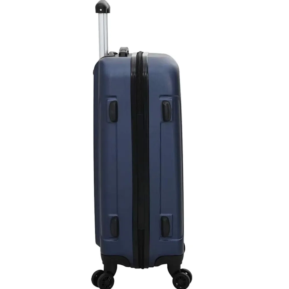 vidaXL Maleta 3 pcs 50 x 31 x 78 cm Plástico ABS Azul oscuro Best