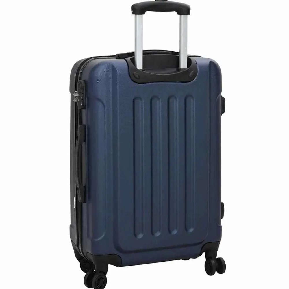 vidaXL Maleta 3 pcs 50 x 31 x 78 cm Plástico ABS Azul oscuro Best