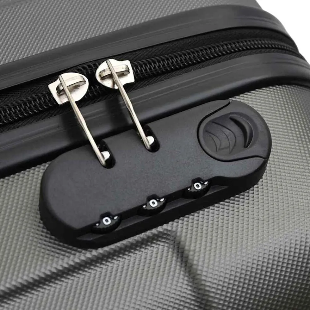 vidaXL Maletas Y Bolsos De Viaje-Maleta 3 pcs 50 x 31 x 78 cm Plástico ABS