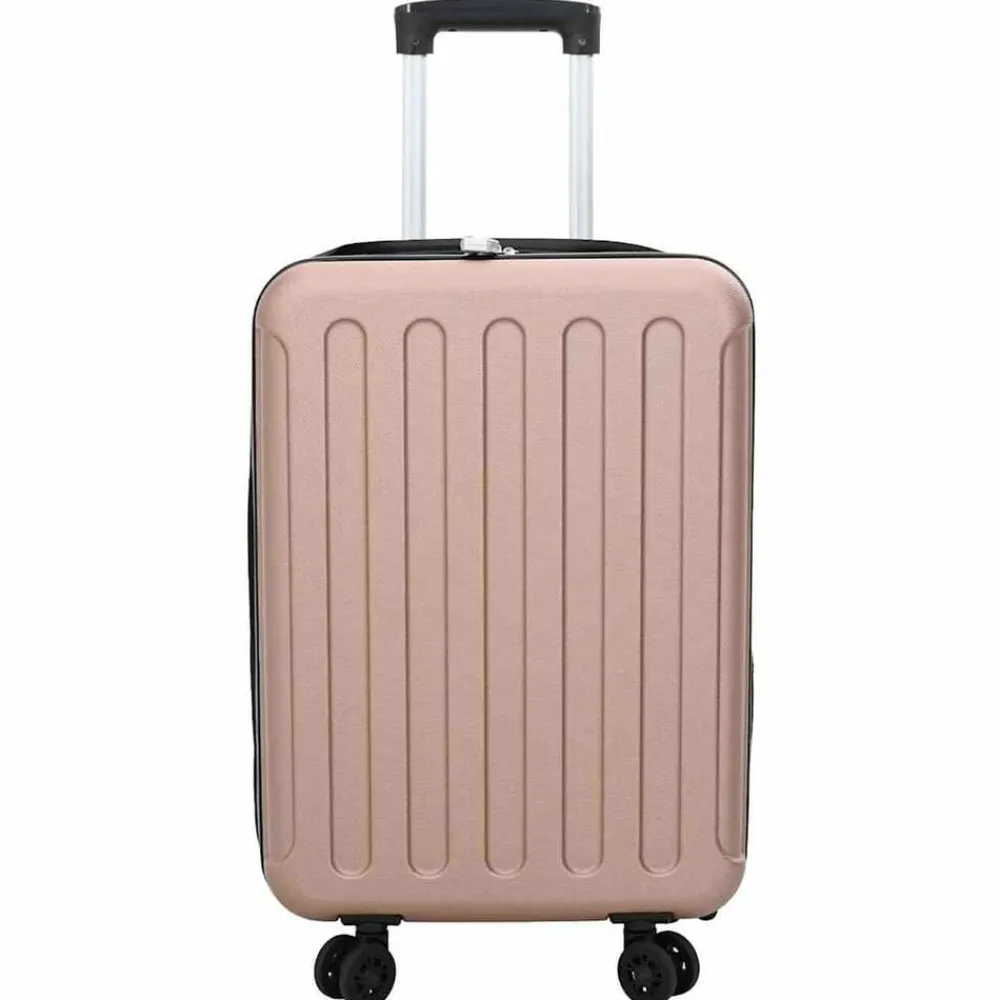 vidaXL Maletas Y Bolsos De Viaje-Maleta con cerradura 34 x 23 x 55.5 cm Plástico ABS