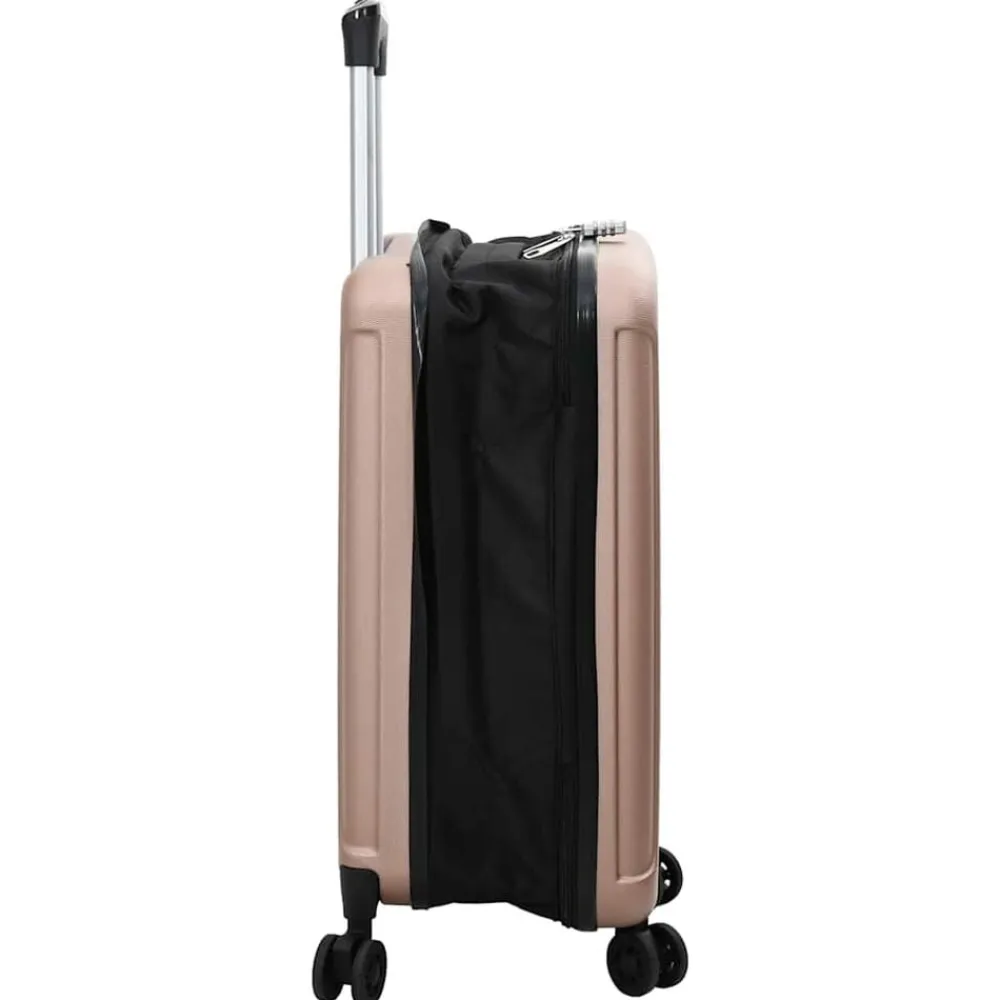 vidaXL Maletas Y Bolsos De Viaje-Maleta con cerradura 34 x 23 x 55.5 cm Plástico ABS