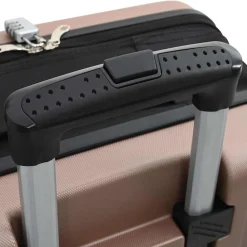 vidaXL Maletas Y Bolsos De Viaje-Maleta con cerradura 34 x 23 x 55.5 cm Plástico ABS