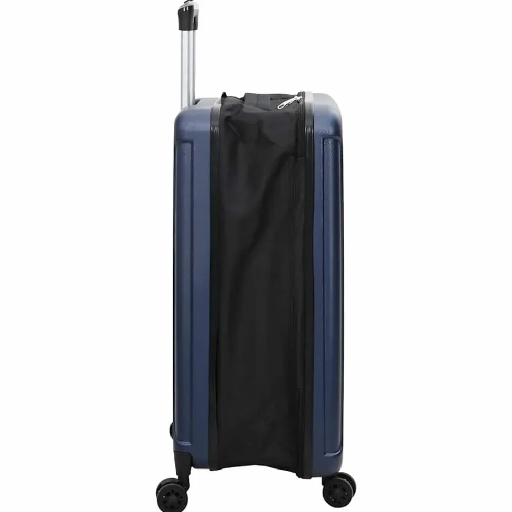 vidaXL Maleta con cerradura 34 x 23 x 55.5 cm Plástico ABS Azul oscuro New