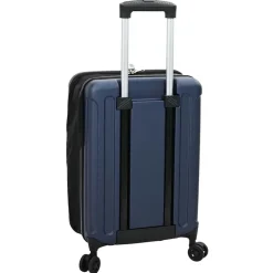 vidaXL Maleta con cerradura 34 x 23 x 55.5 cm Plástico ABS Azul oscuro New