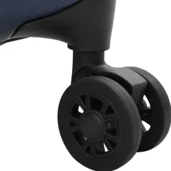 vidaXL Maleta con cerradura 34 x 23 x 55.5 cm Plástico ABS Azul oscuro New