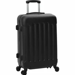 vidaXL Maleta con cerradura 3 pcs 50 x 31 x 78 cm Plástico ABS Negro Hot