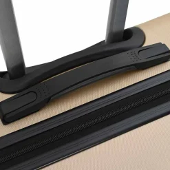 vidaXL Maleta con cerradura 3 pcs champán 50 x 31 x 78 cm Plástico ABS champán Discount