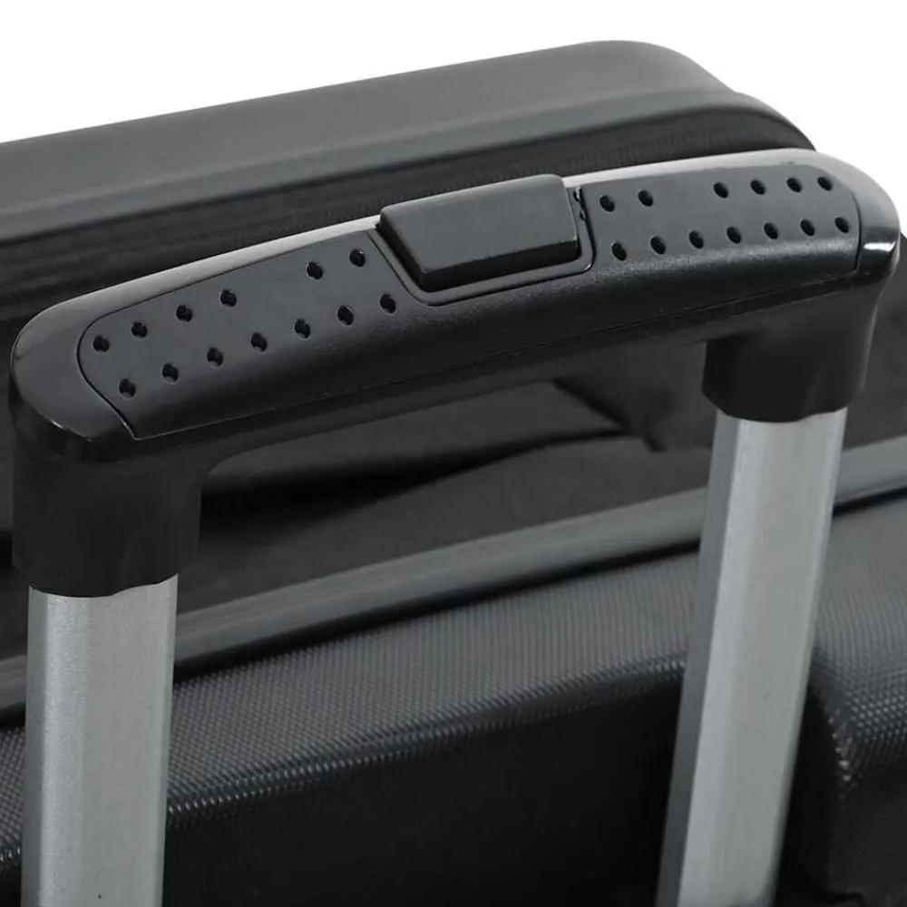 vidaXL Maleta con cerradura 34 x 23 x 55.5 cm Plástico ABS Negro Sale