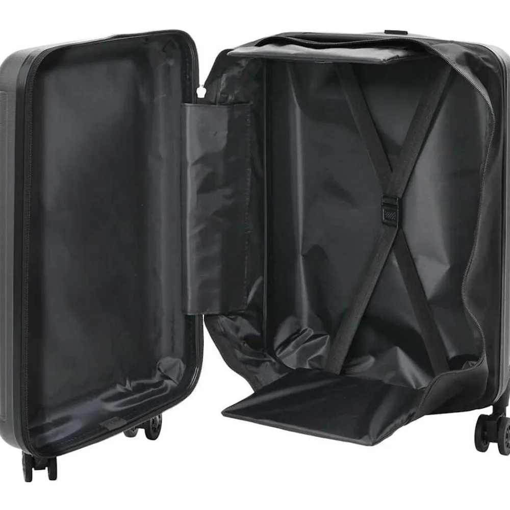 vidaXL Maletas Y Bolsos De Viaje-Maleta con cerradura 34 x 23 x 55.5 cm Plástico ABS