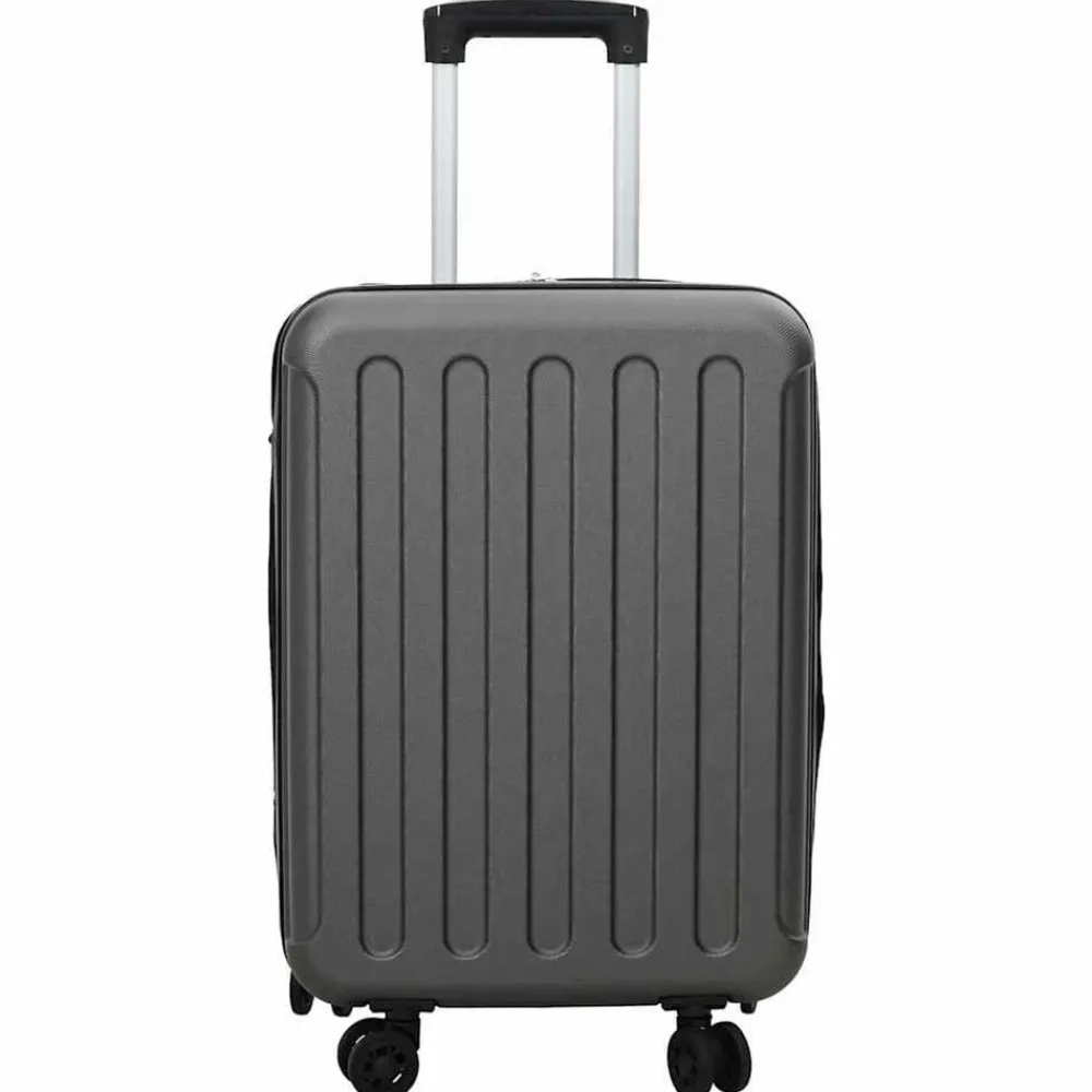 vidaXL Maletas Y Bolsos De Viaje-Maleta con cerradura 34 x 23 x 55.5 cm Plástico ABS