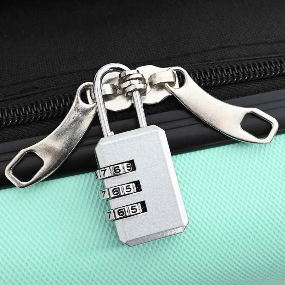 vidaXL Maletas Y Bolsos De Viaje-Maleta con cerradura 34 x 23 x 55.5 cm Plástico ABS