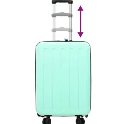 vidaXL Maletas Y Bolsos De Viaje-Maleta con cerradura 34 x 23 x 55.5 cm Plástico ABS