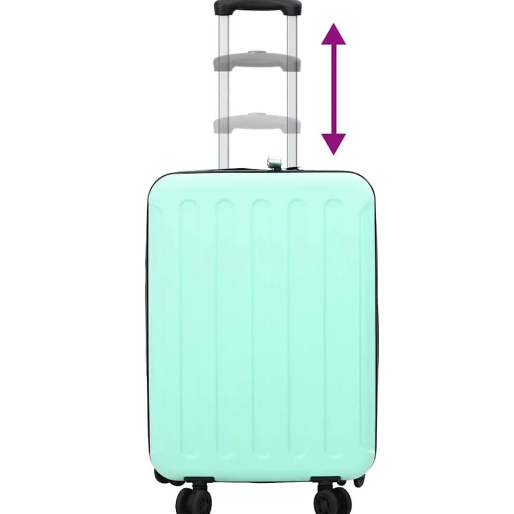 vidaXL Maletas Y Bolsos De Viaje-Maleta con cerradura 34 x 23 x 55.5 cm Plástico ABS