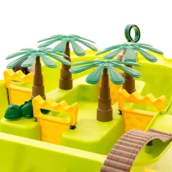 vidaXL Estructuras Para Juegos Al Aire Libre-Maleta con juego acuático jungla polipropileno 51x21,5x66,5 cm