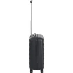 vidaXL Maleta con ruedas trolley rígida negra ABS Negro
