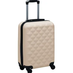 vidaXL Maleta rígida con ruedas ABS Dorado Clearance