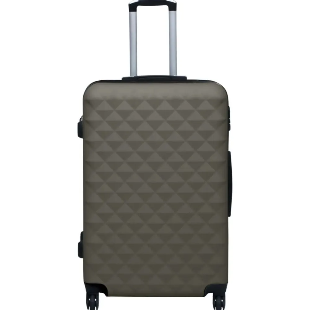vidaXL Maleta rígida con ruedas ABS gris Antracita New
