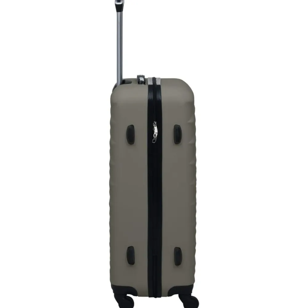 vidaXL Maleta rígida con ruedas ABS gris Antracita New
