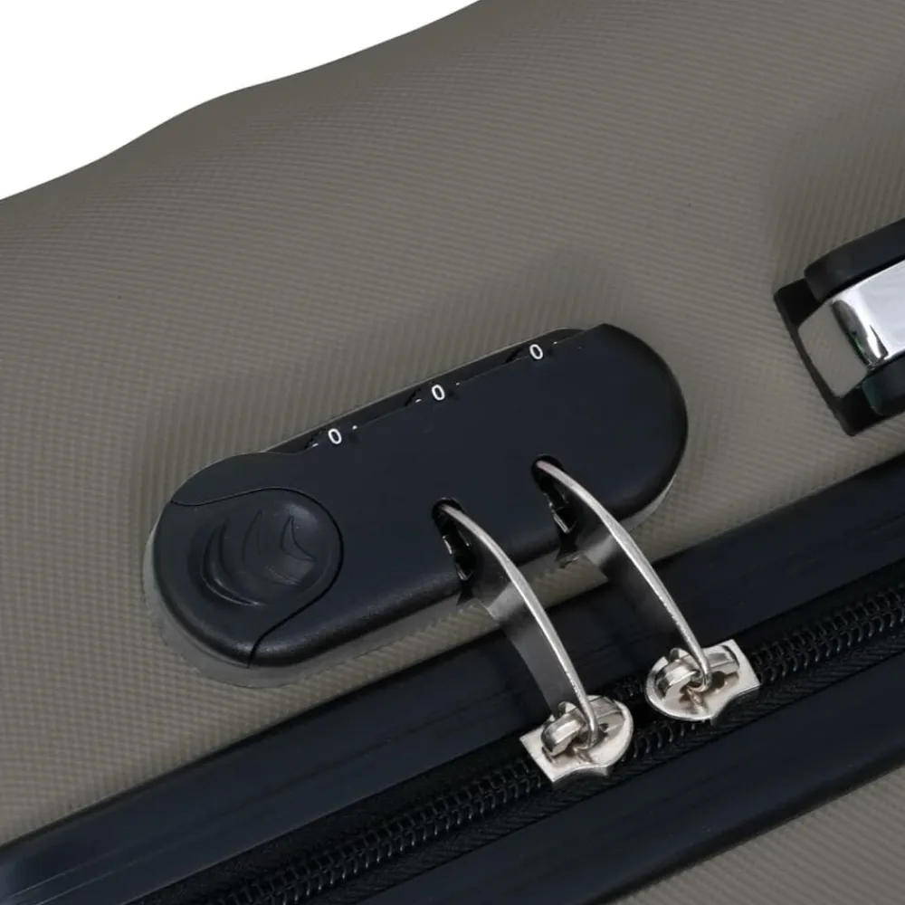 vidaXL Maleta rígida con ruedas ABS gris Antracita New