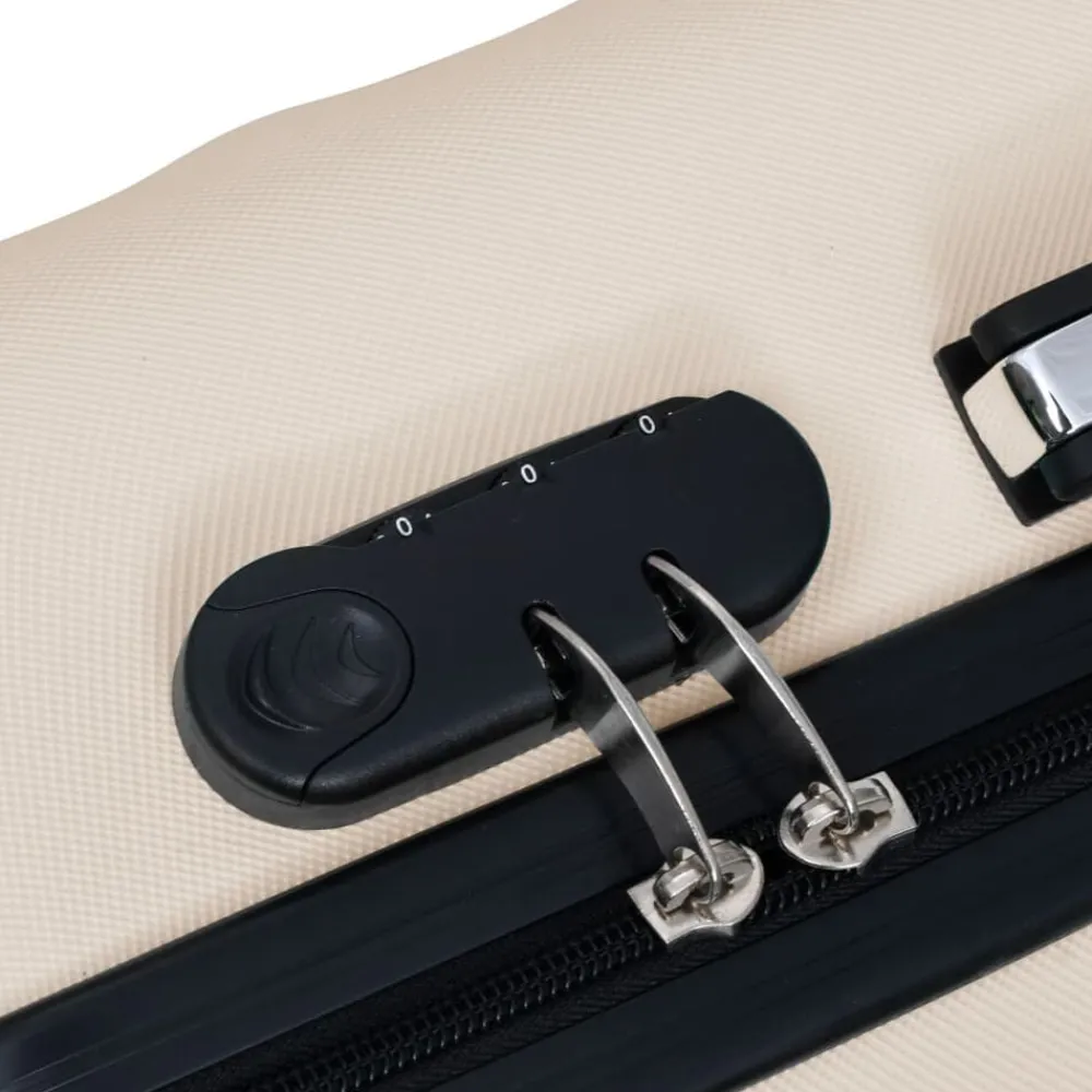 vidaXL Maleta rígida con ruedas ABS Dorado Discount