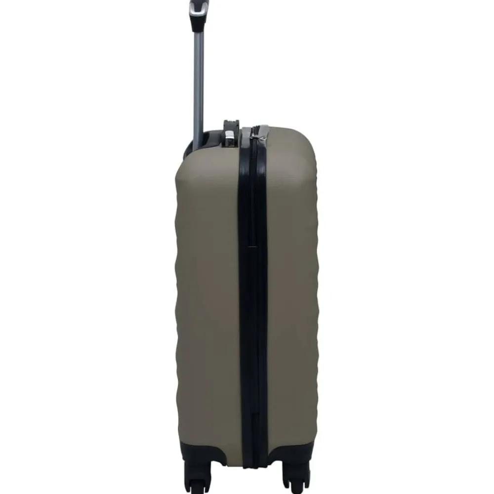 vidaXL Maleta trolley con ruedas rígida ABS gris Antracita Outlet