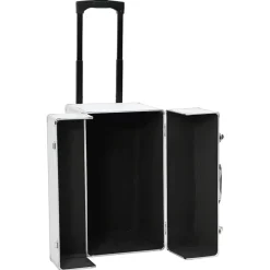 vidaXL Maletas Y Bolsos De Viaje-Maleta trolley de piloto aluminio plateado 47x39x27 cm