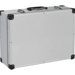 vidaXL Maletín de herramientas aluminio plateado 46x33x16 cm Outlet