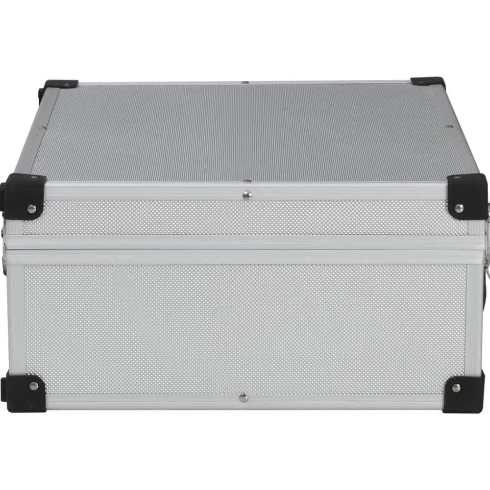 vidaXL Maletín de herramientas aluminio plateado 46x33x16 cm Outlet
