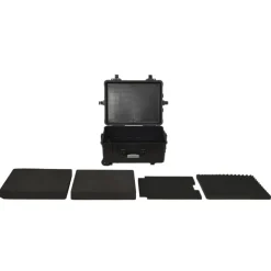 vidaXL Cámaras Y Objetivos-Maletín de vuelo con ruedas PP negro 58x45x27 cm