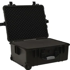 vidaXL Cámaras Y Objetivos-Maletín de vuelo con ruedas PP negro 58x45x27 cm