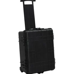 vidaXL Cámaras Y Objetivos-Maletín de vuelo con ruedas PP negro 58x45x27 cm