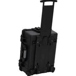 vidaXL Cámaras Y Objetivos-Maletín de vuelo con ruedas PP negro 58x45x27 cm