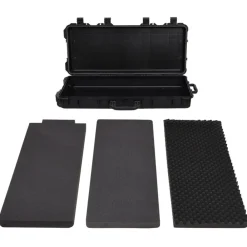 vidaXL Maletín de vuelo con ruedas PP negro 96x42x16 cm Discount