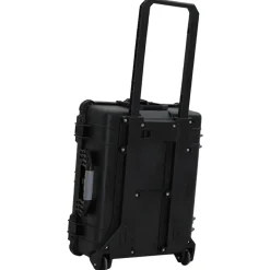 vidaXL Maletas Y Bolsos De Viaje-Maletín de vuelo con ruedas PP negro 63x50x23 cm