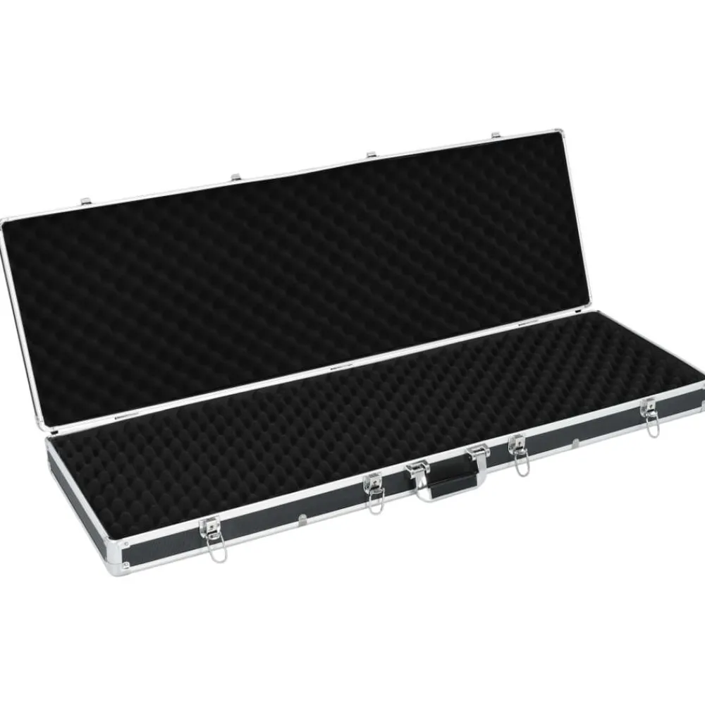 vidaXL Maletín para armas de aluminio 118x38x12 cm Negro Best