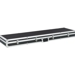 vidaXL Maletín para armas de aluminio 134x35x12 cm Negro Outlet